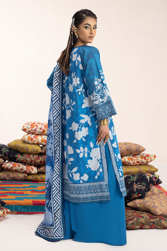Ellena - 3-PC Unstitched Digital Printed Lawn Suit