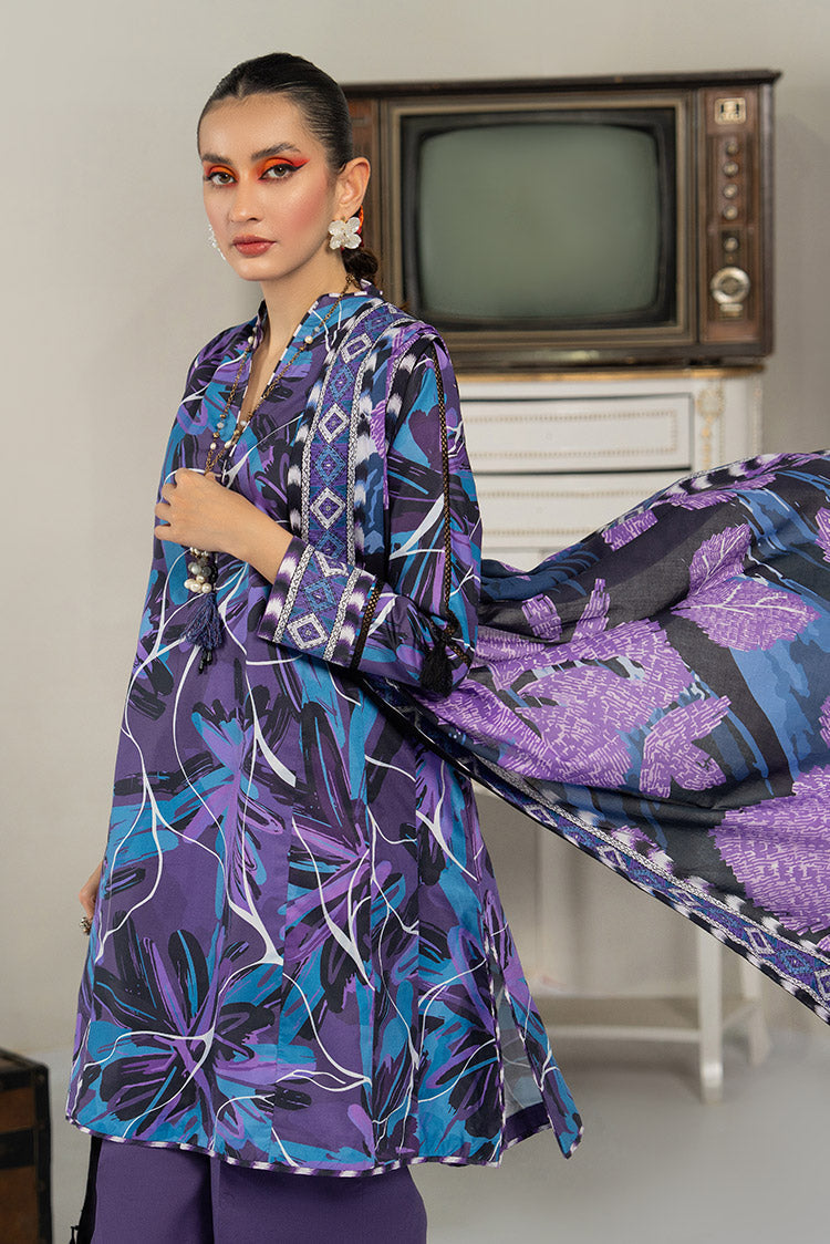 Picture of Ellena - 3-PC Unstitched Digital Printed Lawn Suit - Available at Raja Sahib