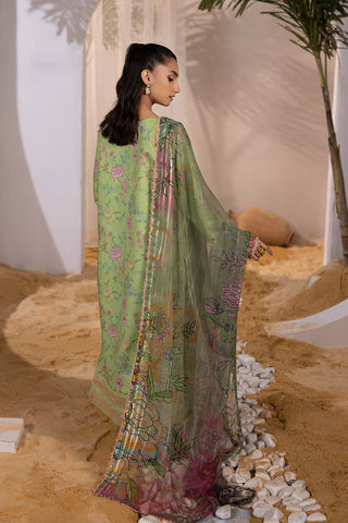 3-PC Unstitched Embroidered Lawn Suit