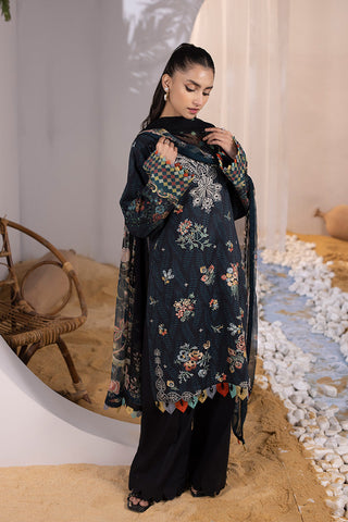 3-PC Unstitched Embroidered Lawn Suit