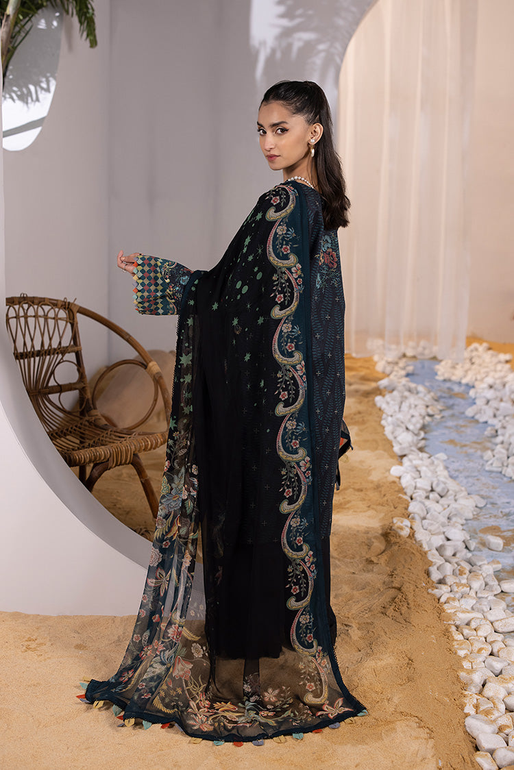 Picture of Ellena - 3-PC Unstitched Embroidered Lawn Suit - Available at Raja Sahib