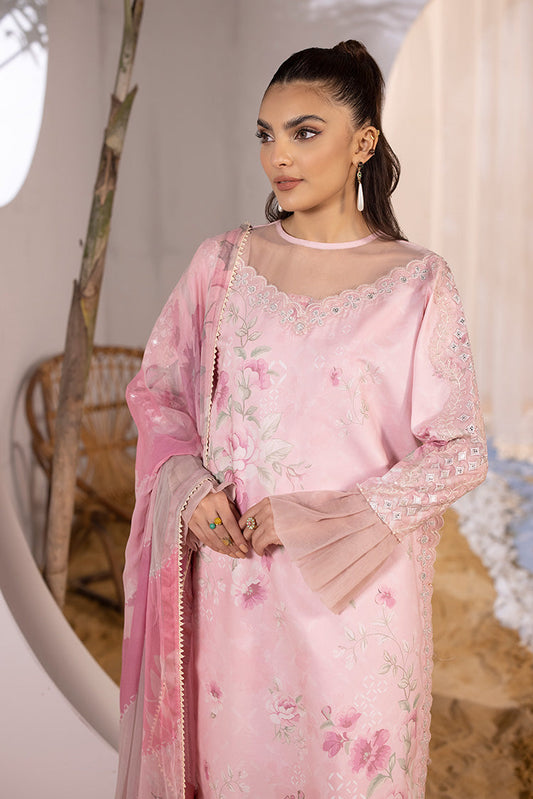 Picture of Ellena - 3-PC Unstitched Digital Printed Lawn Suit - Available at Raja Sahib