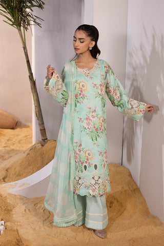 Ellena - 3-PC Unstitched Digital Printed Lawn Suit