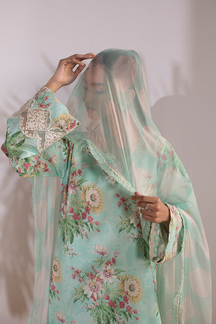 Picture of Ellena - 3-PC Unstitched Digital Printed Lawn Suit - Available at Raja Sahib