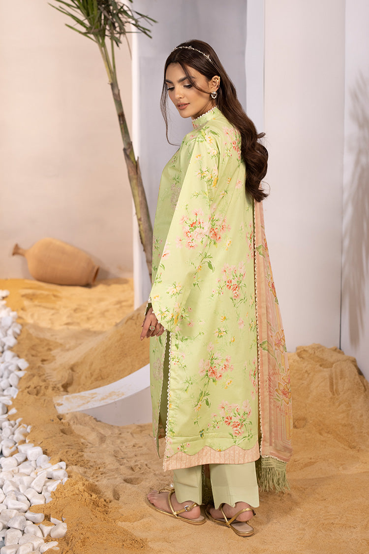 Picture of Ellena - 3-PC Unstitched Digital Printed Lawn Suit - Available at Raja Sahib