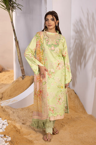 Picture of Ellena - 3-PC Unstitched Digital Printed Lawn Suit - Available at Raja Sahib