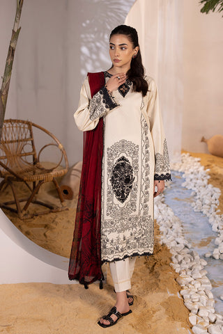 Picture of Ellena - 3-PC Unstitched Digital Printed Lawn Suit - Available at Raja Sahib