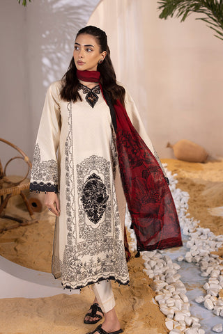 Picture of Ellena - 3-PC Unstitched Digital Printed Lawn Suit - Available at Raja Sahib