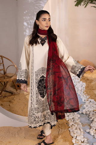 Picture of Ellena - 3-PC Unstitched Digital Printed Lawn Suit - Available at Raja Sahib