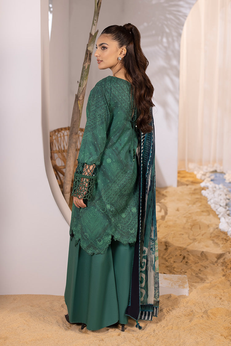 Picture of Ellena - 3-PC Unstitched Digital Printed Lawn Suit - Available at Raja Sahib