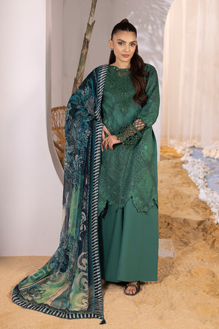 Picture of Ellena - 3-PC Unstitched Digital Printed Lawn Suit - Available at Raja Sahib