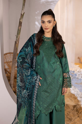 Picture of Ellena - 3-PC Unstitched Digital Printed Lawn Suit - Available at Raja Sahib