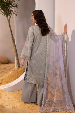 Picture of Ellena - 3-PC Unstitched Digital Printed Lawn Suit - Available at Raja Sahib