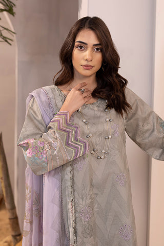 Picture of Ellena - 3-PC Unstitched Digital Printed Lawn Suit - Available at Raja Sahib