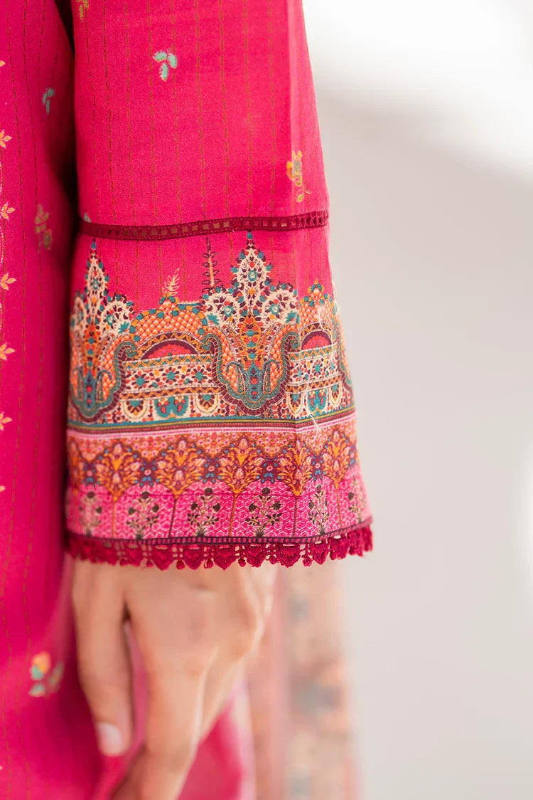 Picture of 3-PC Unstitched Printed Lawn Suit - Available at Raja Sahib
