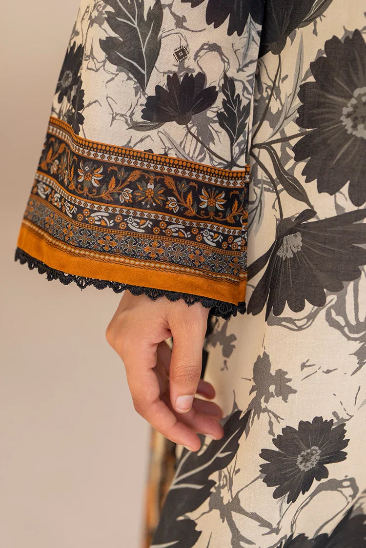 Picture of 3-PC Unstitched Printed Lawn Suit - Available at Raja Sahib