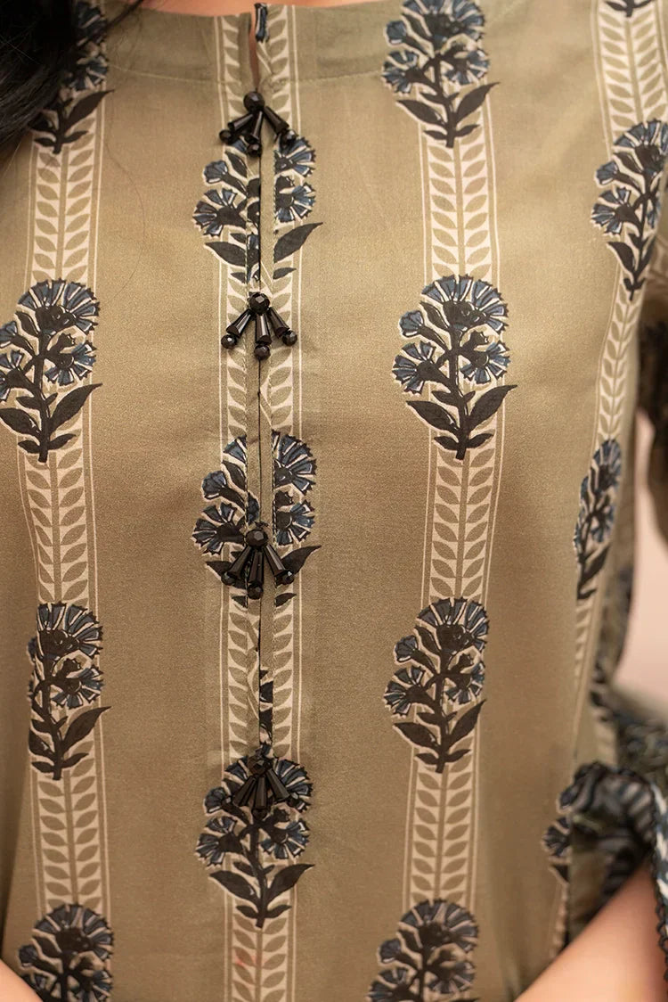 Picture of 3-PC Unstitched Printed Lawn Suit - Available at Raja Sahib