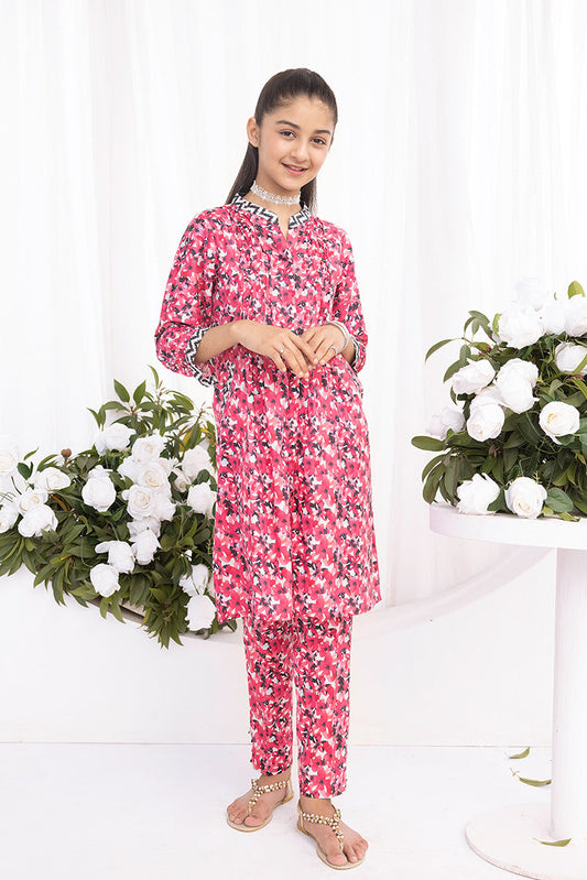 Ellena - 2-PC Stitched Printed Lawn Suit