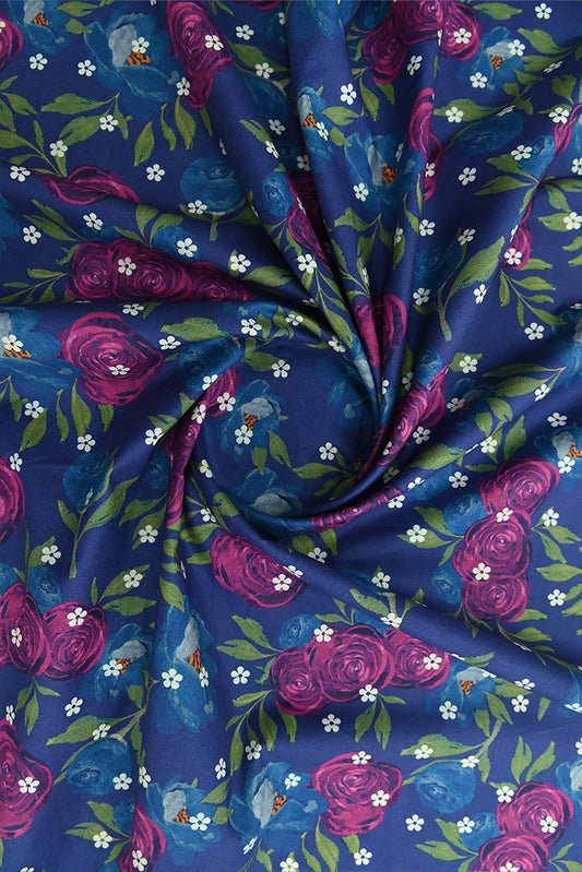 Picture of 1-PC Unstitched Printed Cambric Kurti - Available at Raja Sahib