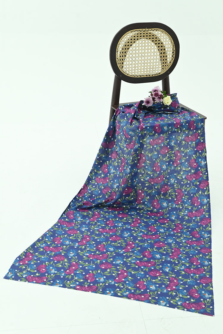 Picture of 1-PC Unstitched Printed Cambric Kurti - Available at Raja Sahib