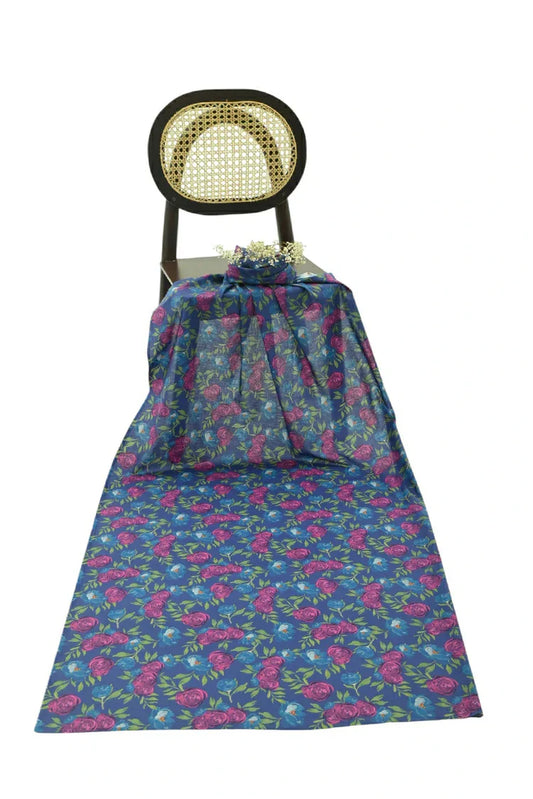 Ellena - 1-PC Unstitched Printed Cambric Kurti