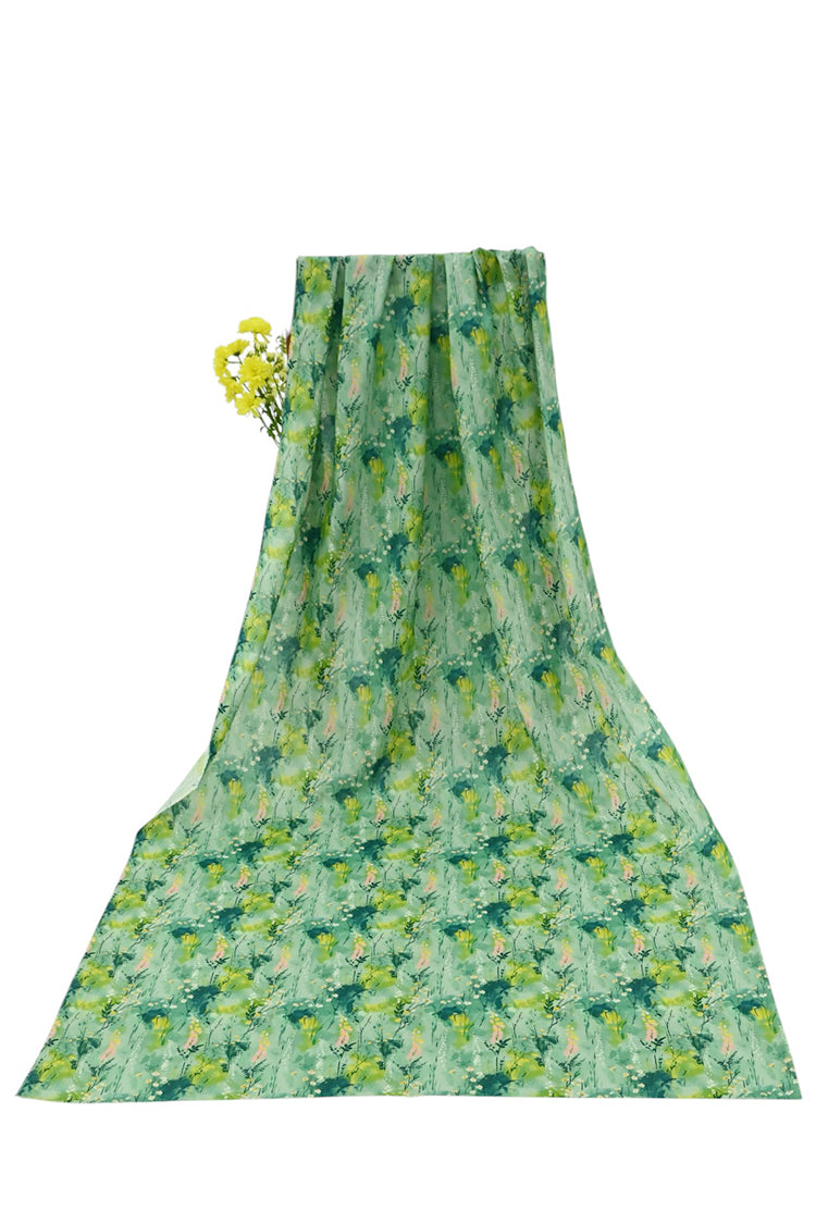 Picture of 1-PC Unstitched Printed Cambric Kurti - Available at Raja Sahib