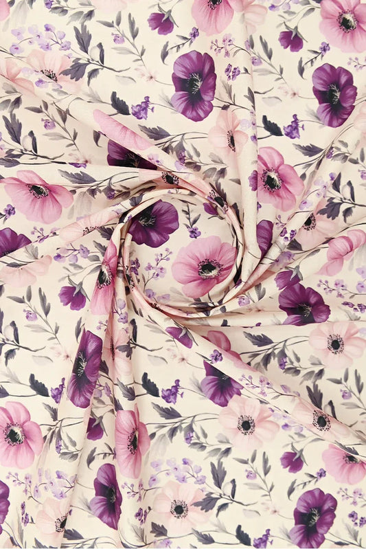 Picture of 1-PC Unstitched Printed Cambric Kurti - Available at Raja Sahib