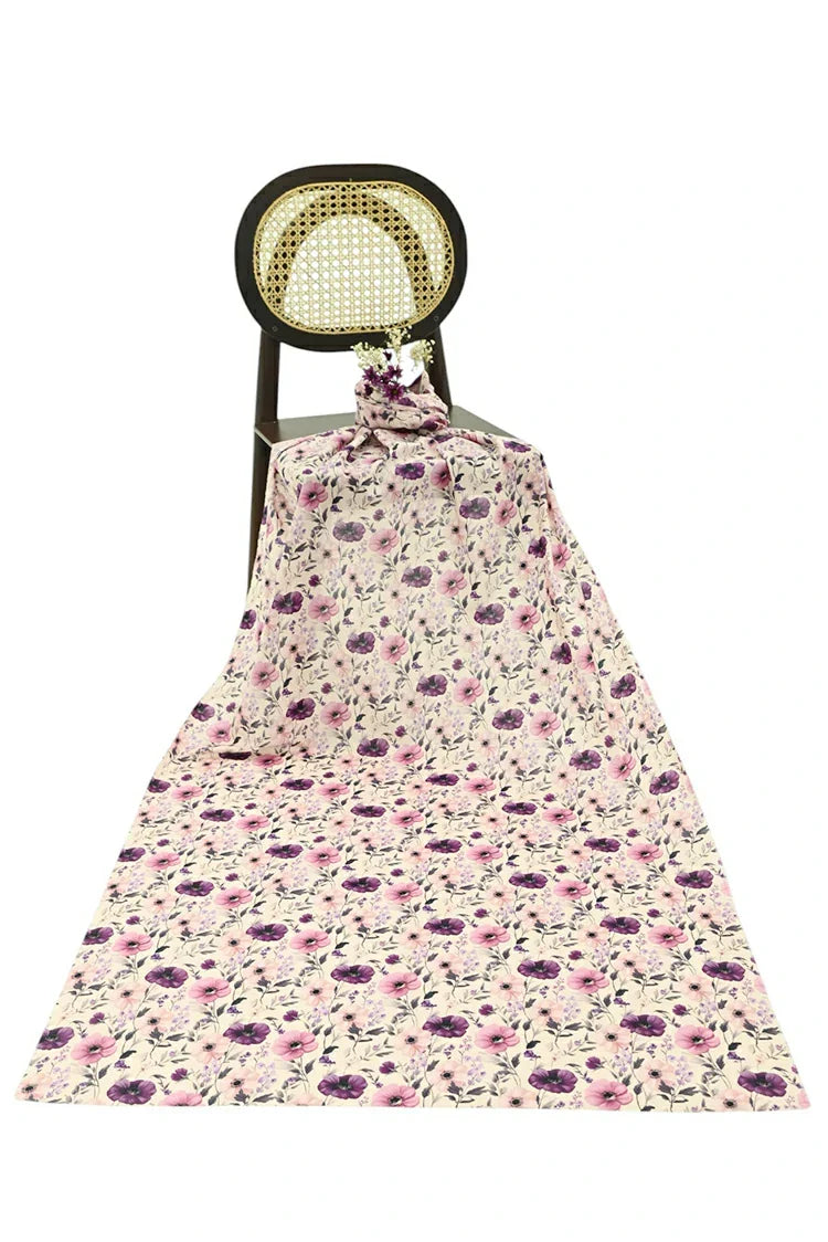 Picture of 1-PC Unstitched Printed Cambric Kurti - Available at Raja Sahib