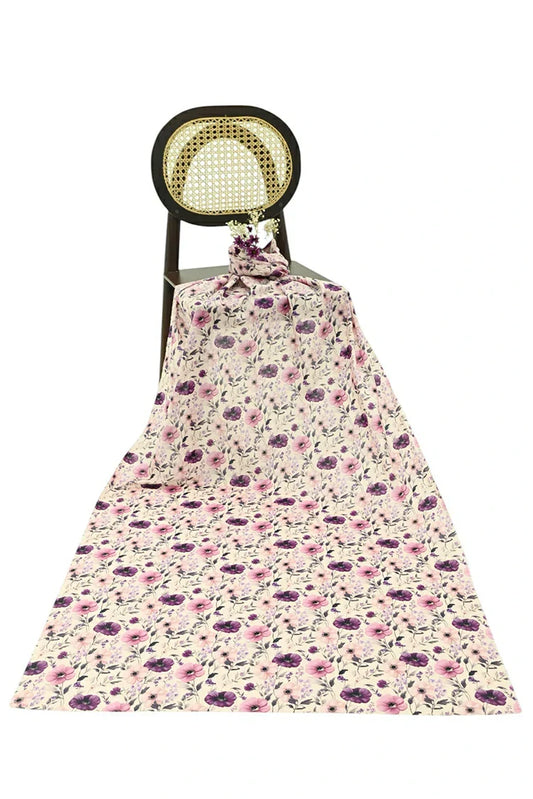 Picture of 1-PC Unstitched Printed Cambric Kurti - Available at Raja Sahib