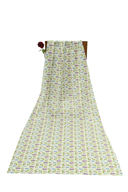 Ellena - 1-PC Unstitched Printed Cambric Kurti