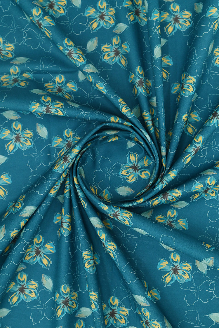 Picture of 1-PC Unstitched Printed Cambric Kurti - Available at Raja Sahib
