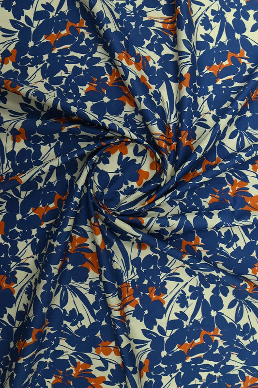 Picture of 1-PC Unstitched Printed Cambric Kurti - Available at Raja Sahib