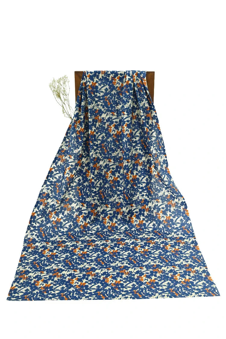 Picture of 1-PC Unstitched Printed Cambric Kurti - Available at Raja Sahib