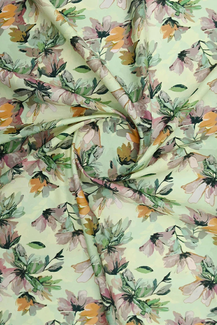 Picture of 1-PC Unstitched Printed Cambric Kurti - Available at Raja Sahib