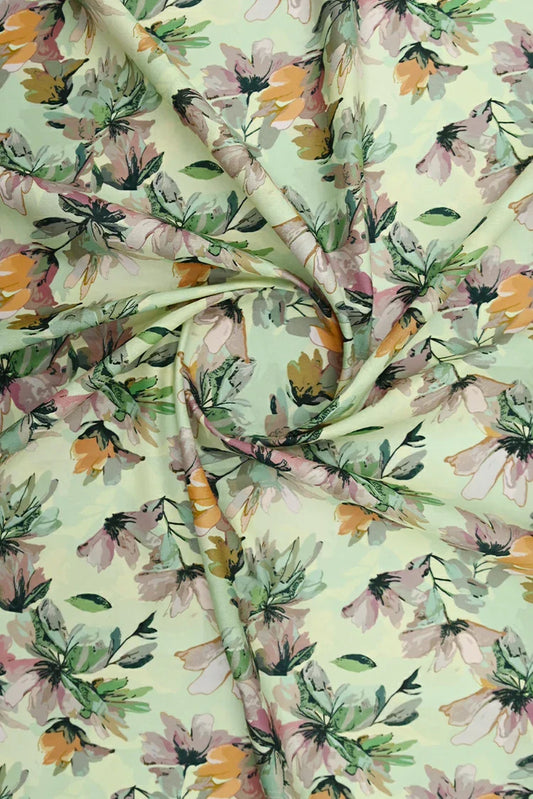 Picture of 1-PC Unstitched Printed Cambric Kurti - Available at Raja Sahib