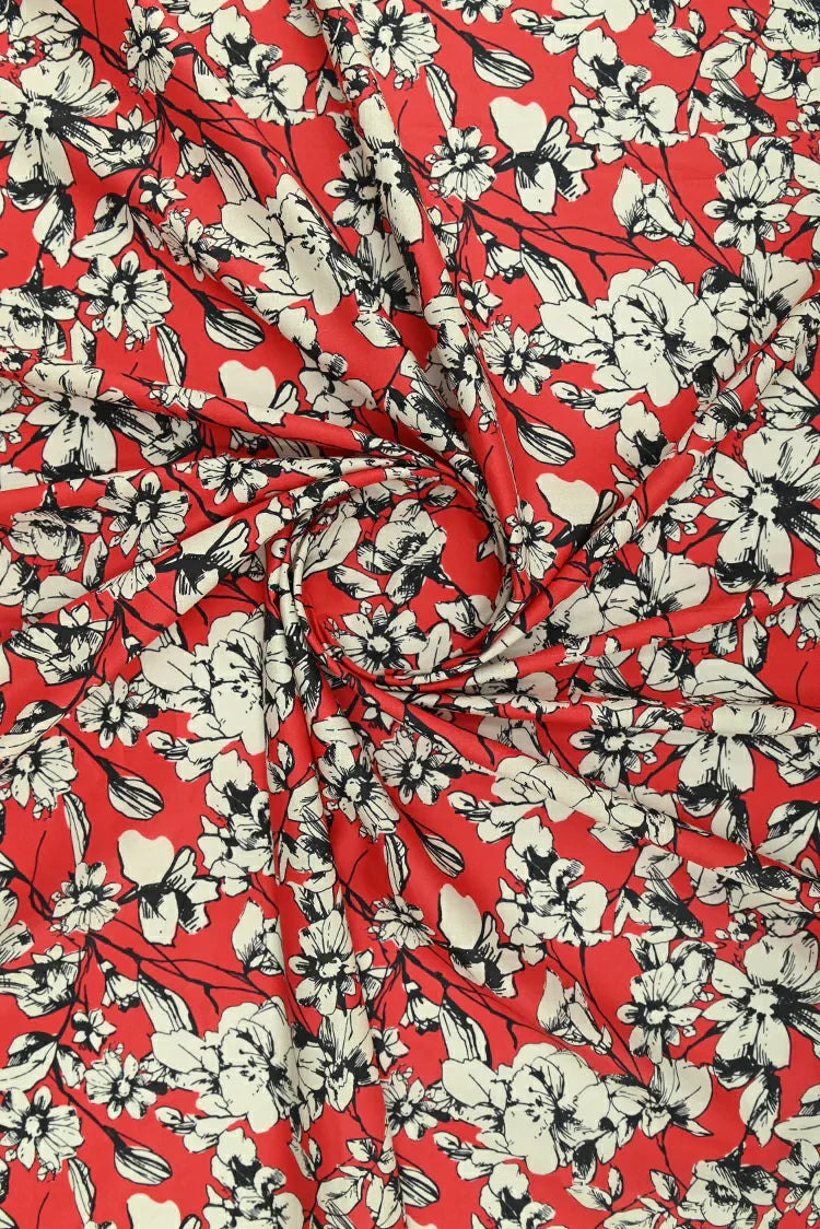 Picture of 1-PC Unstitched Printed Cambric Kurti - Available at Raja Sahib