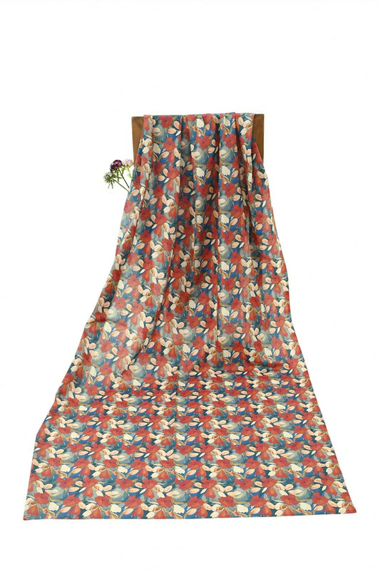 Ellena - 1-PC Unstitched Printed Cambric Kurti
