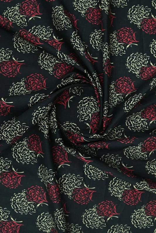 Picture of 1-PC Unstitched Printed Cambric Kurti - Available at Raja Sahib