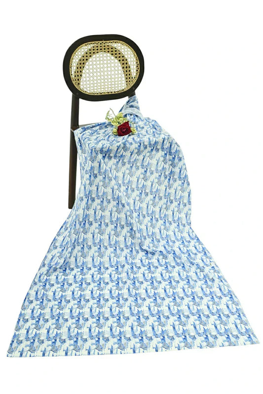 Picture of 1-PC Unstitched Printed Cambric Kurti - Available at Raja Sahib