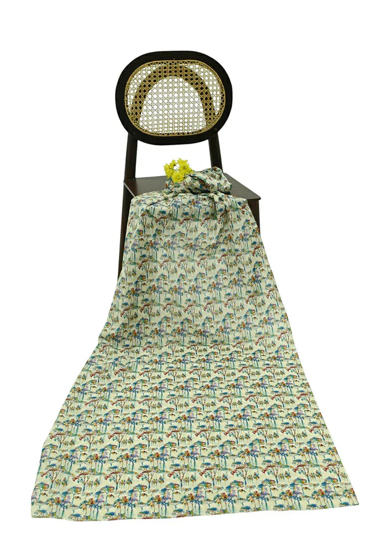 Picture of 1-PC Unstitched Printed Cambric Kurti - Available at Raja Sahib