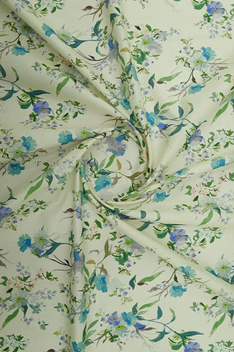 Picture of 1-PC Unstitched Printed Cambric Kurti - Available at Raja Sahib