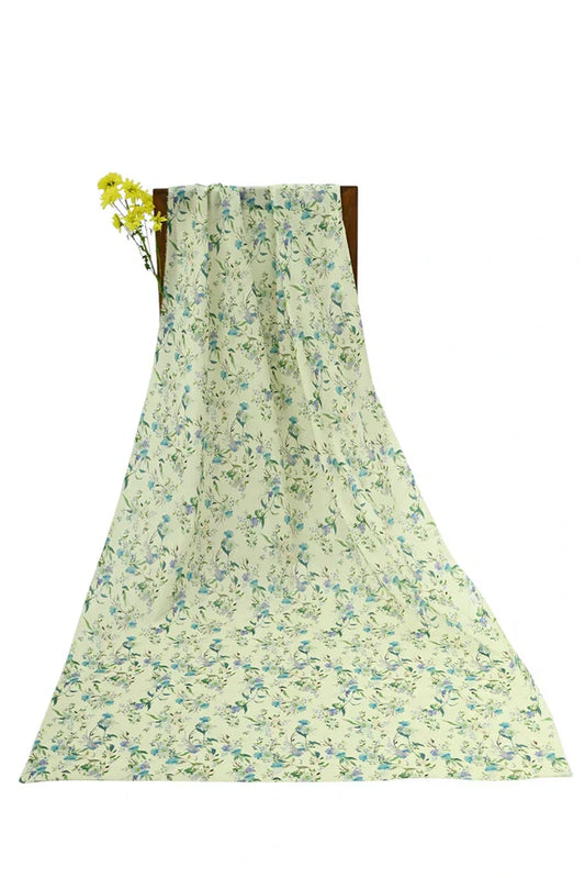 Picture of 1-PC Unstitched Printed Cambric Kurti - Available at Raja Sahib