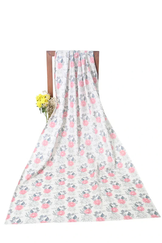 Picture of 1-PC Unstitched Printed Cambric Kurti - Available at Raja Sahib