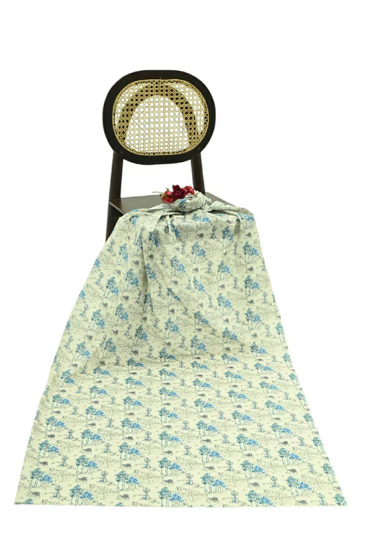 Ellena - 1-PC Unstitched Printed Cambric Kurti