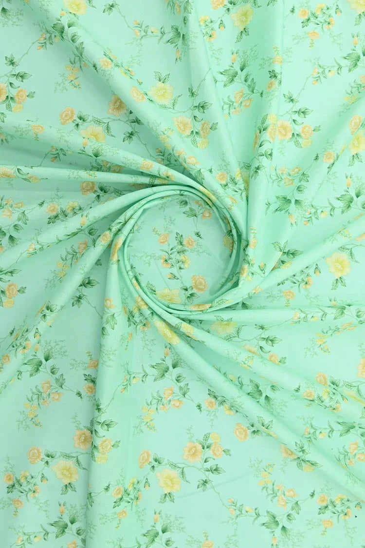 Picture of 1-PC Unstitched Printed Cambric Kurti - Available at Raja Sahib