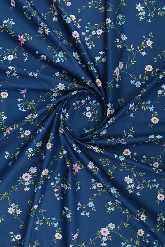 Picture of 1-PC Unstitched Printed Cambric Kurti - Available at Raja Sahib
