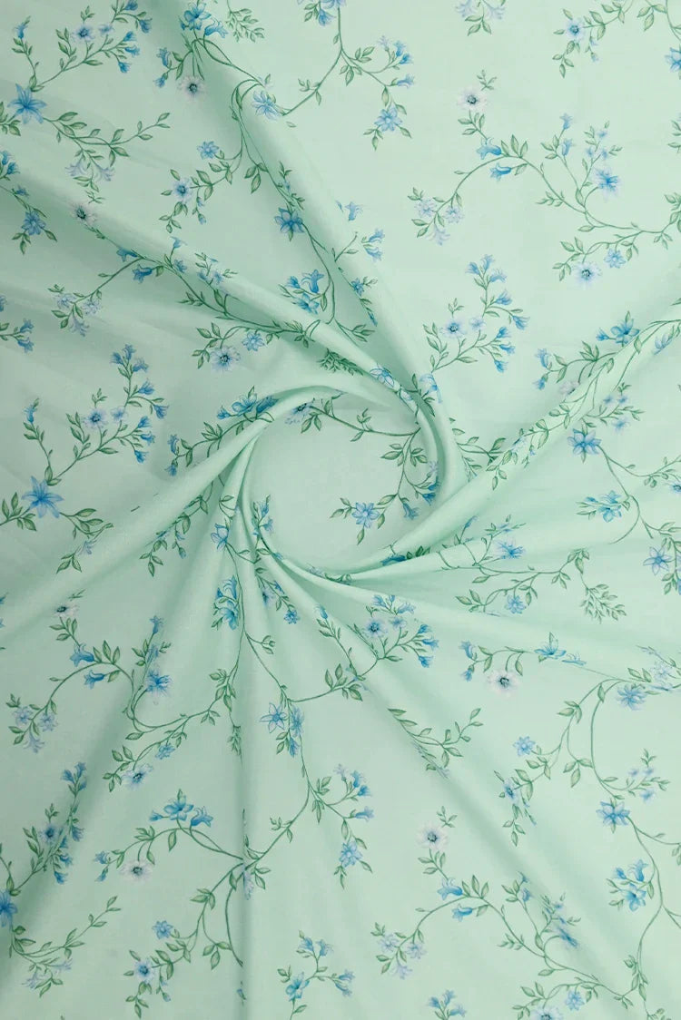 Picture of 1-PC Unstitched Printed Cambric Kurti - Available at Raja Sahib