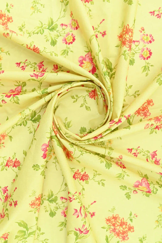Picture of 1-PC Unstitched Printed Cambric Kurti - Available at Raja Sahib