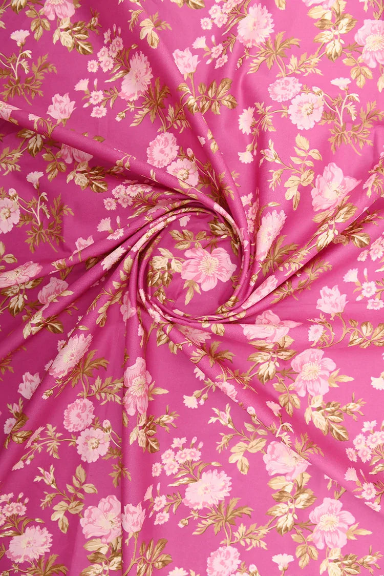 Picture of 1-PC Unstitched Printed Cambric Kurti - Available at Raja Sahib