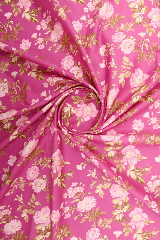Picture of 1-PC Unstitched Printed Cambric Kurti - Available at Raja Sahib